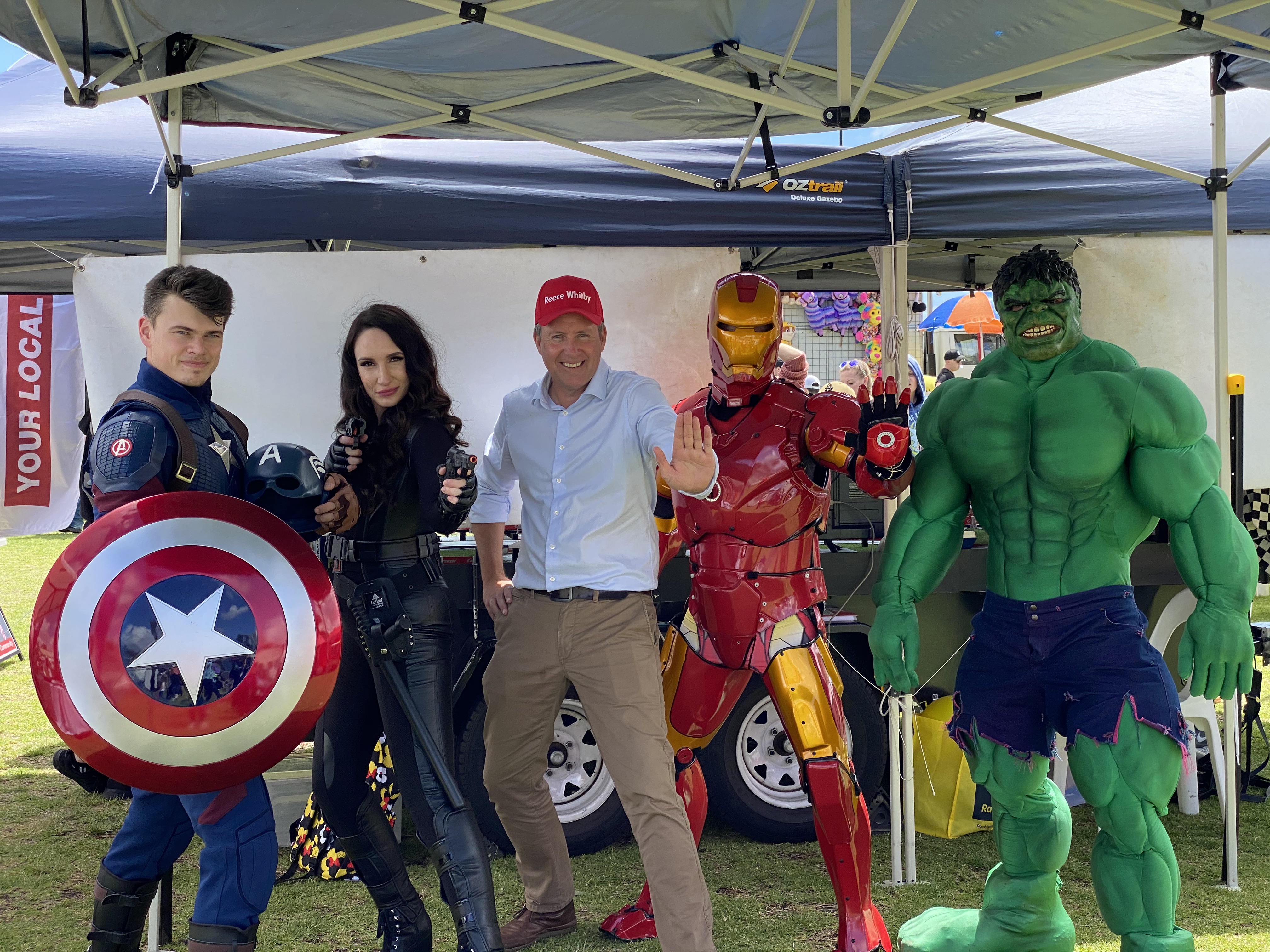 Reece and some super friends at the Baldivis Fair